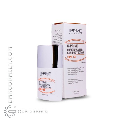 فلوئید ضد آفتاب ویتامین C مدل Fusion Water با SPF50 پریم 40 میلی لیتری
