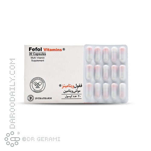کپسول ففول ویتامینز اینترافارم 30 عددی