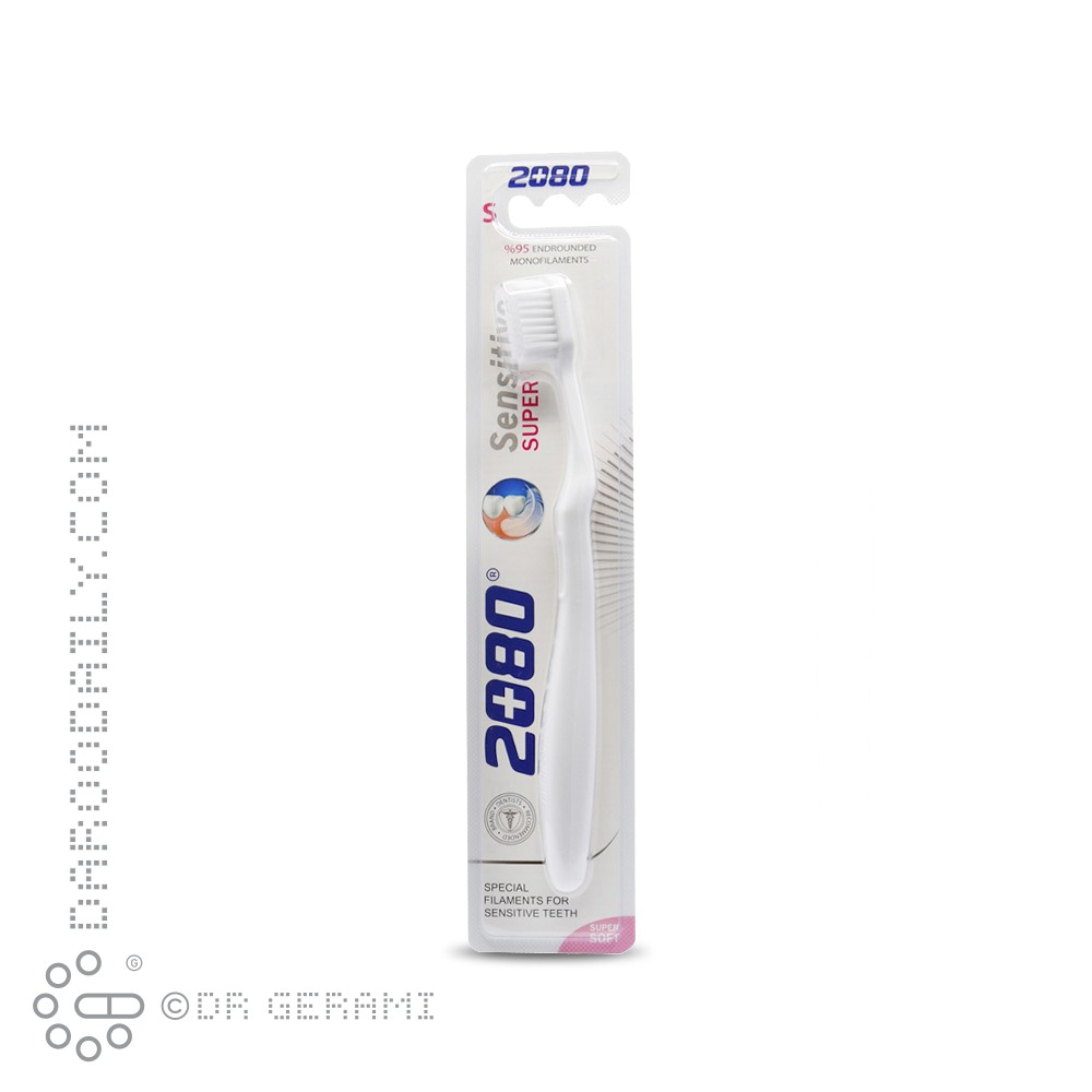مسواک بزرگسال با برس بسیار نرم مدل سنستیو 2080