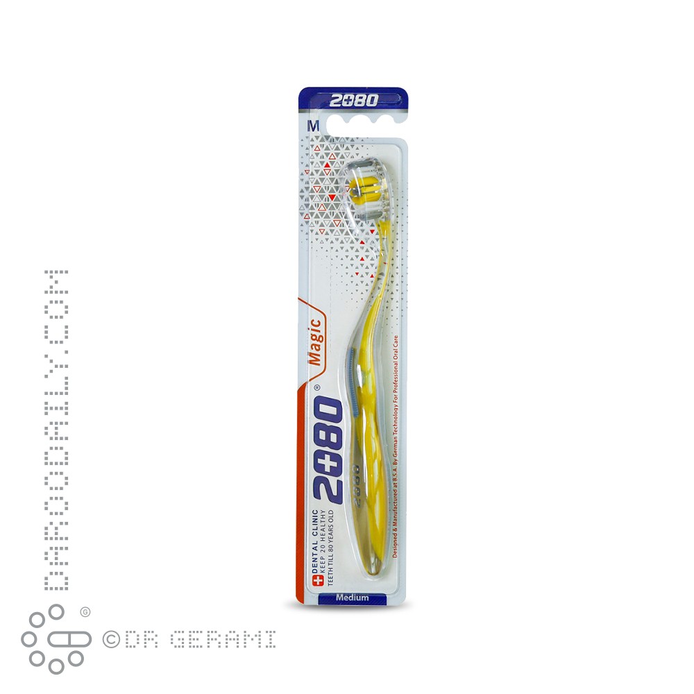 مسواک بزرگسال با برس متوسط مدل مجیک 2080