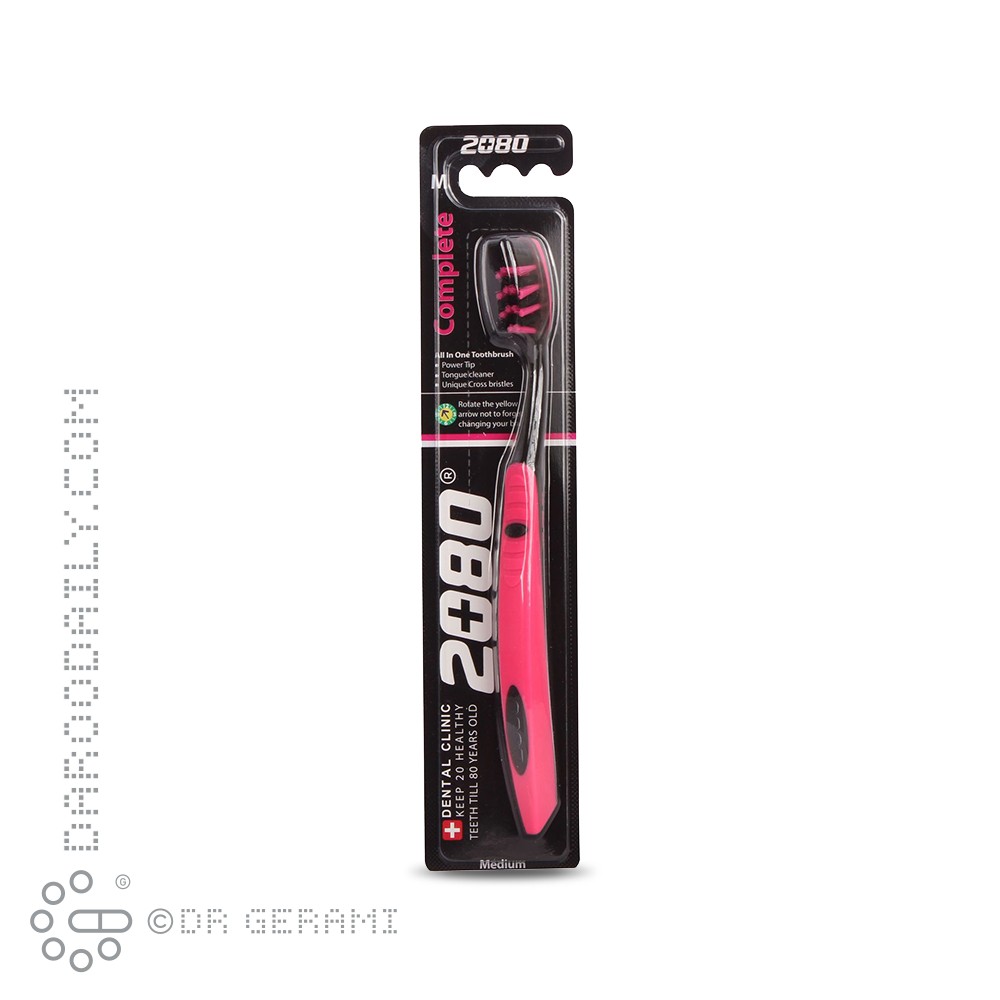 مسواک بزرگسال با برس متوسط مدل کامپلیت 2080
