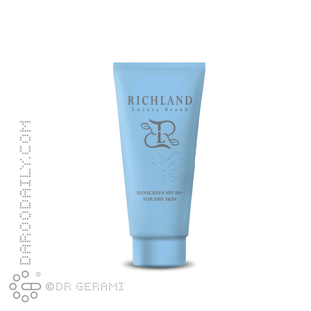 کرم ضد آفتاب بی رنگ پوست خشک SPF50 ریچلند 40 میلی لیتری