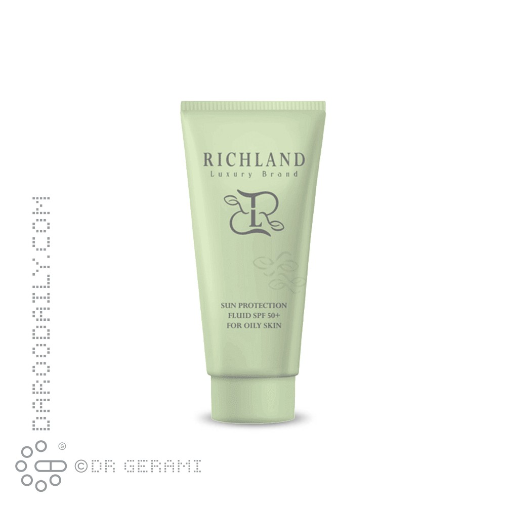 فلوئید ضد آفتاب بی رنگ پوست چرب SPF50 ریچلند 40 میلی لیتری