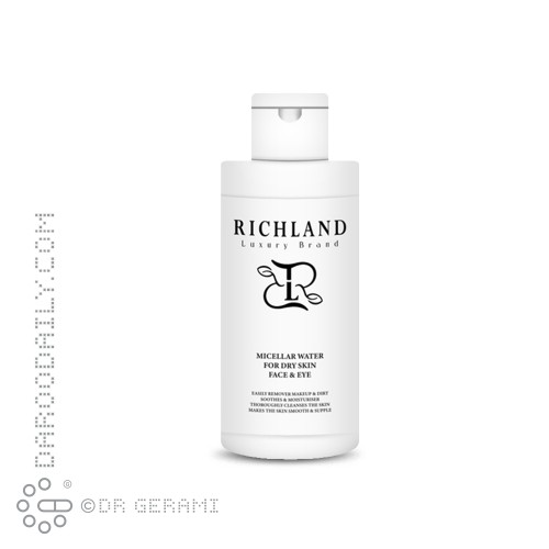 محلول پاک کننده پوست صورت و دور چشم میسلار واتر ریچلند 150 میلی لیتری