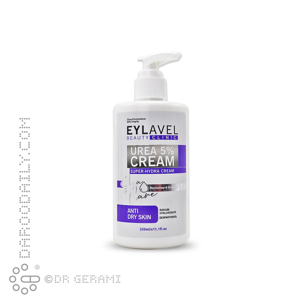 کرم مرطوب کننده اوره 5 درصد ایلاول 330 میلی لیتری