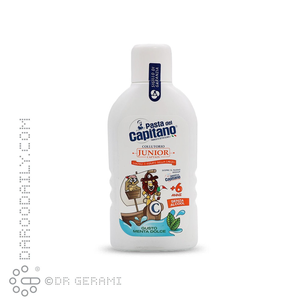 دهان شویه کودکان بالای 6 سال مدل Junior پاستا دل کاپیتانو 400 میلی لیتری