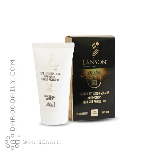 کرم ضد آفتاب پوست خشک SPF50 لانسون 40 میلی لیتری