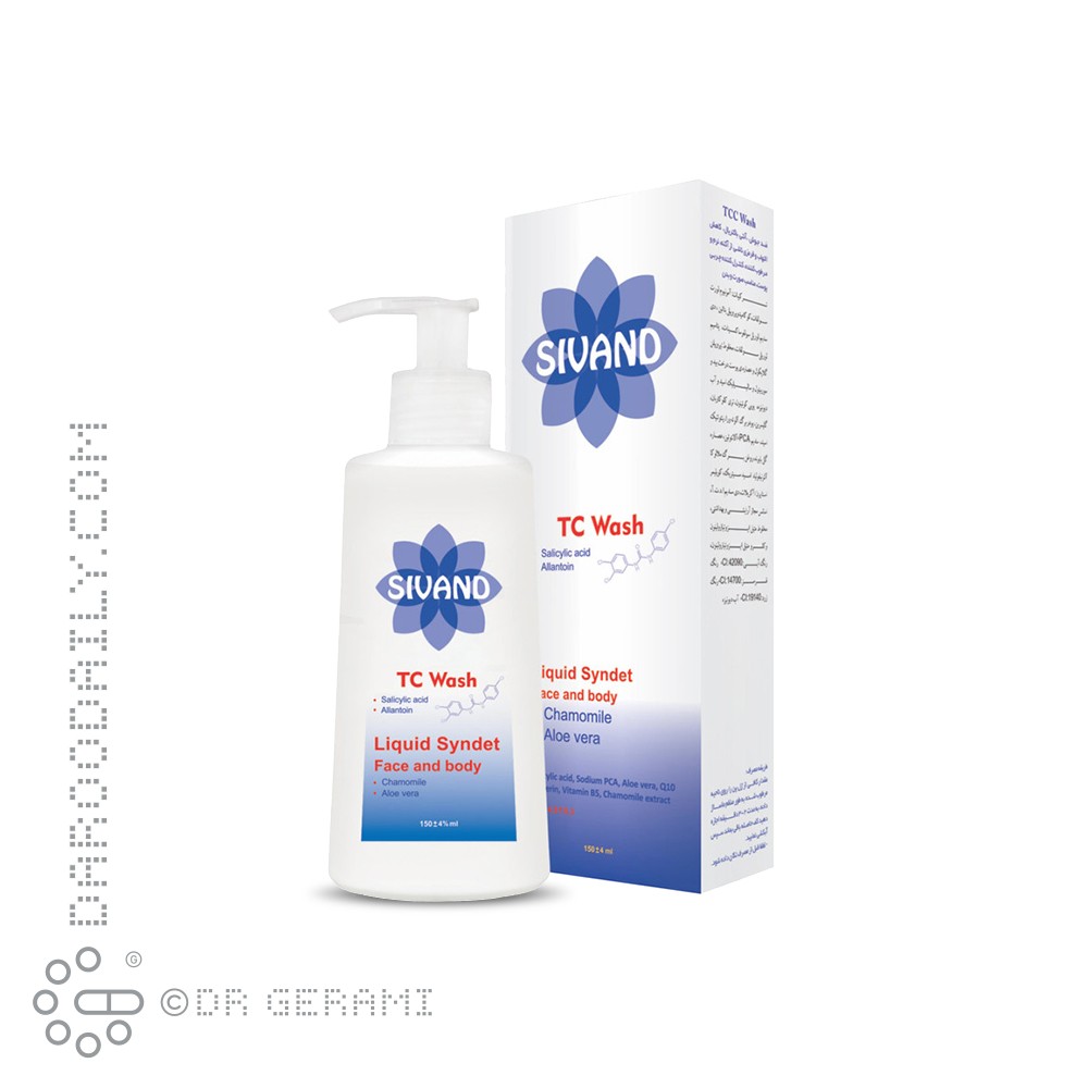 پن مایع تی سی سی صورت و بدن سیوند 150 میلی لیتری