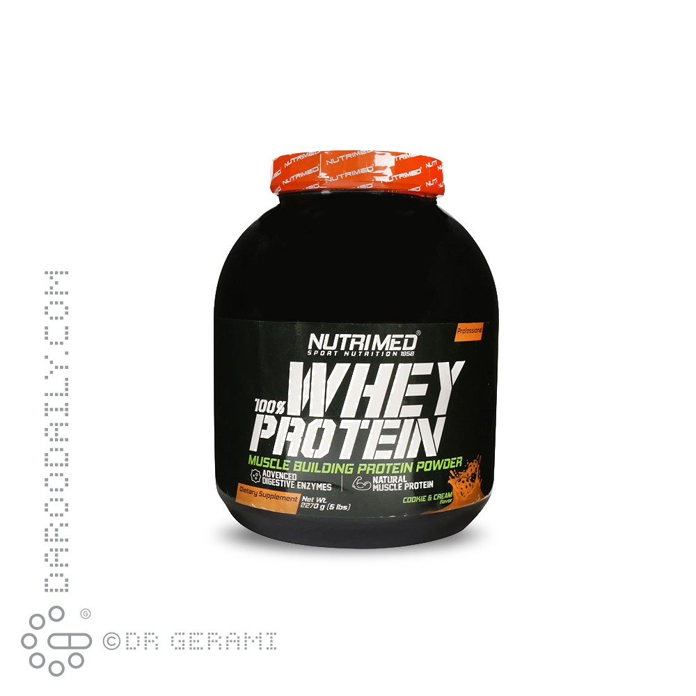 پودر پروتئین وی 100 درصد با طعم کوکی کرم نوتریمد 2270 گرمی