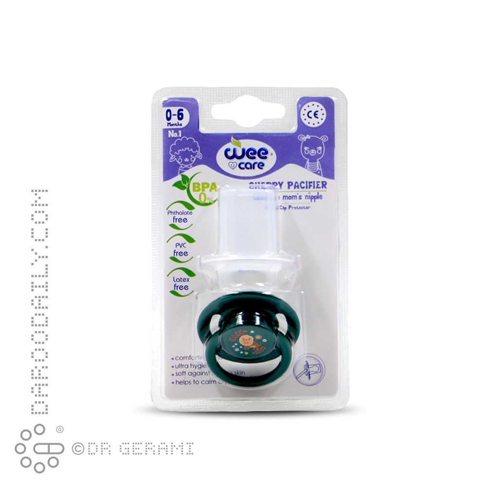 پستانک قابدار گیلاسی وی کر سایز 1