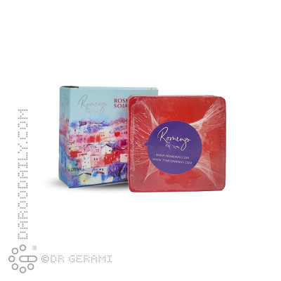 پن شفاف گلیسیرینه قرمز پوست چرب رومنزو 100 گرمی