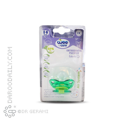 پستانک ارتودنسی شفاف مدل Fancy وی کر سایز 1