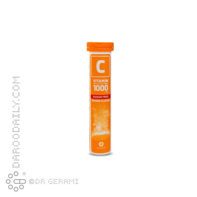 قرص جوشان 1000 میلی گرمی ویتامین C پرتقالی اوژن دارو 20 عددی