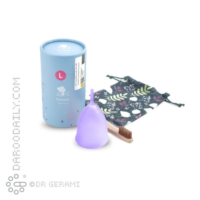 کاپ قاعدگی بنفش کاناک سایز بزرگ