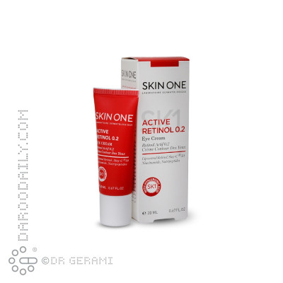 کرم ضد چروک دور چشم اکتیو رتینول 0.2  اسکین وان 20 میلی لیتری