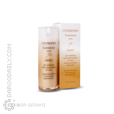 کرم روشن کننده قوی دور چشم مدل Luminous Supreme کاوردرم 15 میلی لیتری