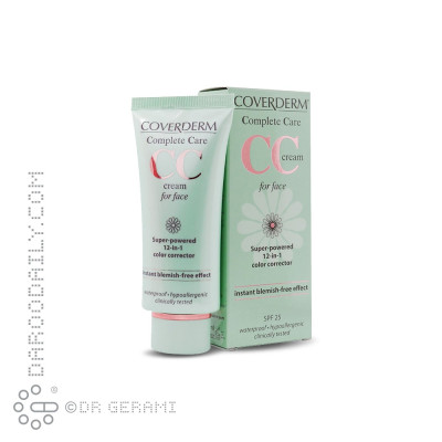 سی سی کرم صورت قهوه ای روشن 12in1 مدل Complete Care کاوردرم 40 میلی لیتری