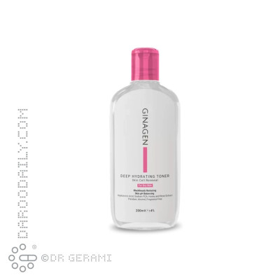 تونر پاک کننده و مرطوب کننده پوست خشک ژیناژن 200 میلی لیتری