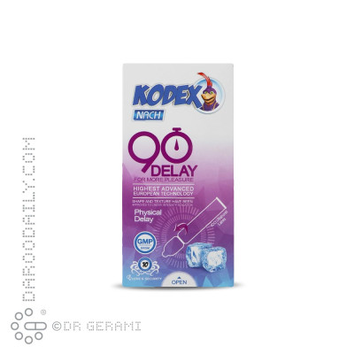 کاندوم تاخیری مدل Delay 90 کدکس 10 عددی