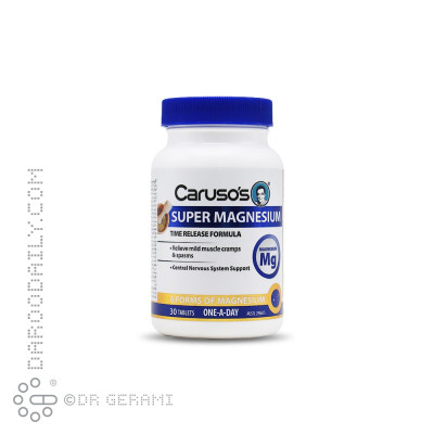 قرص سوپر منیزیم کاروسوس نچرال هلث 30 عددی