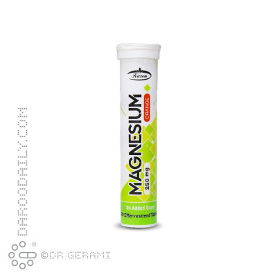 قرص جوشان منیزیم 250 میلی گرمی کارن 20 عددی