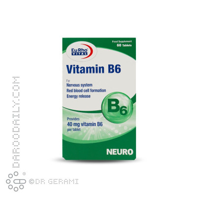 قرص ویتامین B6 یوروویتال 60 عددی
