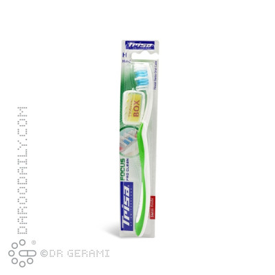 مسواک بزرگسال برس سخت مدل Focus Pro Clean تریزا