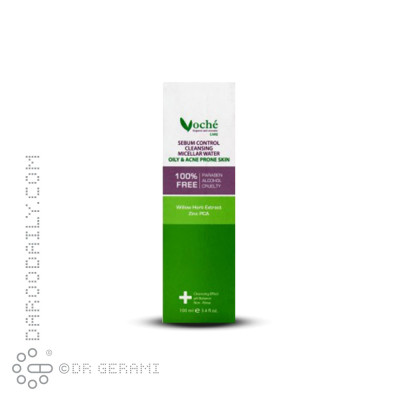 محلول میسلار واتر پاک کننده پوست چرب وچه 100 میلی لیتری