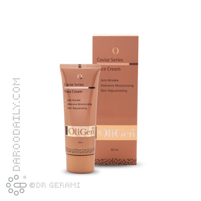 کرم ضد چروک پوست صورت حاوی عصاره خاویار الی ژن 50 میلی لیتری