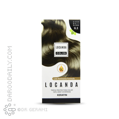 کیت رنگ مو بلوند زیتونی مات تیره سری زیتونی لوکاندا شماره 6.3