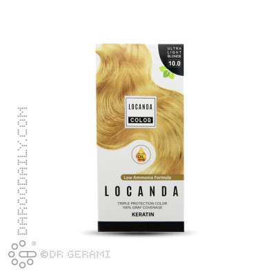 کیت رنگ مو بلوند خیلی روشن سری طبیعی لوکاندا شماره 10.0