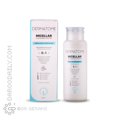 محلول میسلار واتر پوست معمولی تا خشک و حساس درماتوم 300 میلی لیتری