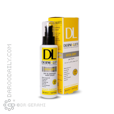 سرم موهای خشک مدل Vita Dry درمالیفت 100 میلی لیتری