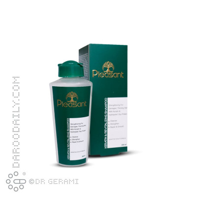 شامپو بازسازی کننده موهای آسیب دیده حاوی کراتین پلزنت 200 میلی لیتری