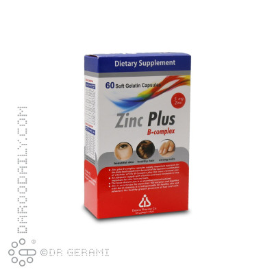 کپسول زینک 5 میلی گرمی پلاس ب کمپلکس دانا 60 عددی