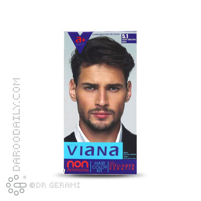 کیت رنگ مو قهوه ای روشن آقایان ویانا شماره 5.1