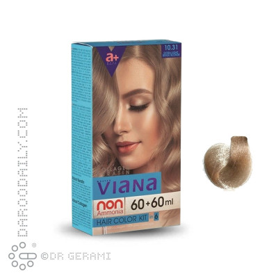 کیت رنگ مو بلوند بژ خیلی خیلی روشن ویانا شماره 10.31