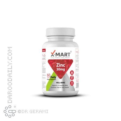 قرص زینک 30 میلی گرمی ایکس مارت 60 عددی