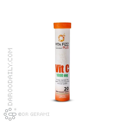 قرص جوشان 1000 میلی گرمی ویتامین C ویتافیز پلاس 20 عددی