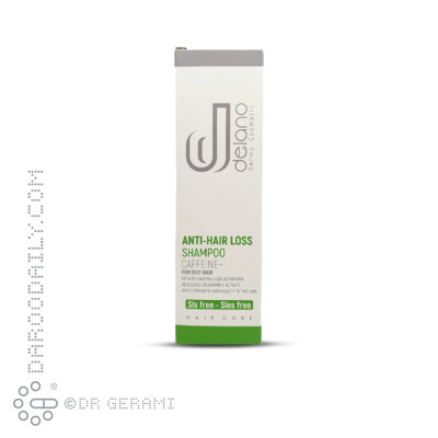 شامپو ضد ریزش موهای چرب کافئین پلاس دلانو ۲۰۰ میلی لیتری