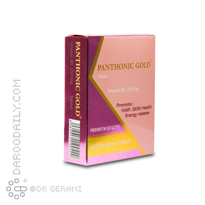 قرص روکشدار پانتونیک گلد شهاب درمان 30 عددی