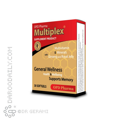 سافت ژل مولتی پلکس او پی دی فارما 30 عددی