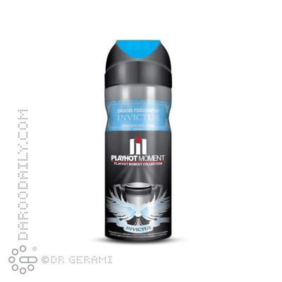 اسپری دئودورانت آقایان مدل Paco Rabanne Invictus پلی هات مومنت ۲۰۰ میلی لیتری