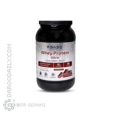 پودر پروتئین وی اولترا شکلاتی بیس نوتریشن ۱۲۰۰ گرمی