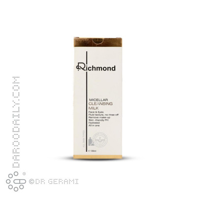 شیر پاک کن صورت و دور چشم ریچموند 200 میلی لیتری