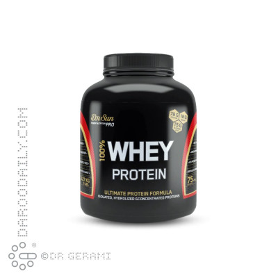 پودر پروتئین وی شکلاتی دکتر سان ۲۲۷۰ گرمی