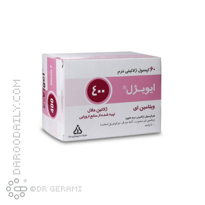 کپسول ویتامین E ایویژل 400 واحدی دانا 60 عددی
