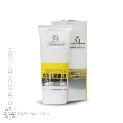 کرم روشن کننده و مرطوب کننده پوست ویتامین C مدیلن 30 میلی لیتری