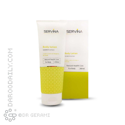 لوسیون بدن با رایحه یاس وحشی سروینا 200 میلی لیتری