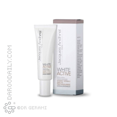 کرم ضد لک و روشن کننده مدل White Active ژاک آندرل پاریس 30 میلی لیتری